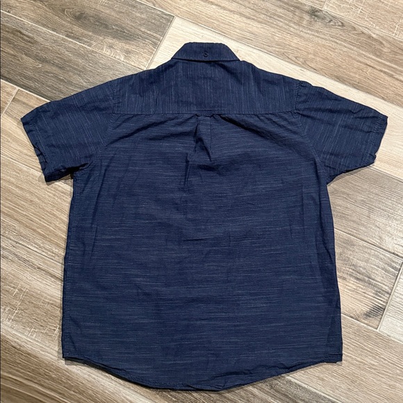 Ben Sherman Navy Striped Short Sleeve Shirt - Picture 6 of 6